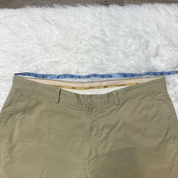 Tommy Bahama Tan Cotton Shorts Mens 9" Inseam Size 40 Stretch Chino - Picture 3 of 8